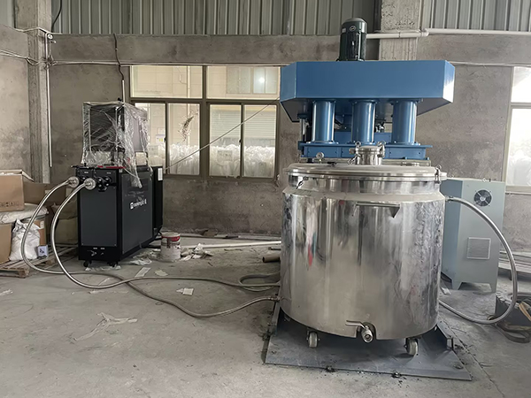 仿石漆生產(chǎn)物料混合反應(yīng)釜專用油溫機(jī)